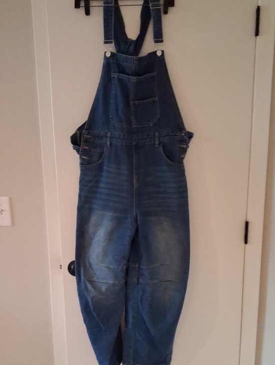 Denim - Womens Blue Denim Overalls - Brand Unspecified
